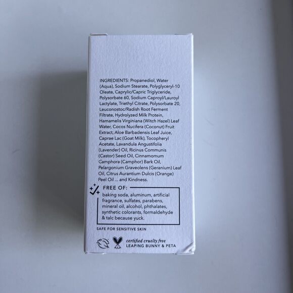 BEEKMAN 1802 Milk Stick Invisible Deodorant Aluminum Free Full Sz 2.5oz/75g NEW - Picture 4 of 5